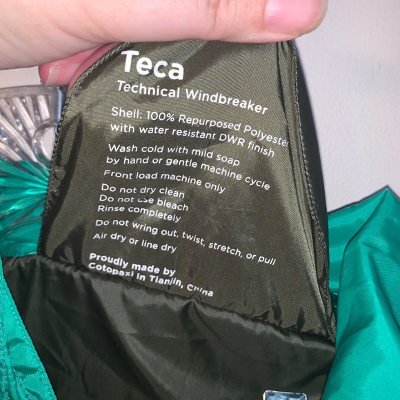 Cotopaxi Teca Technical Windbreaker Full Zip Colour Block - Picture 9 of 14